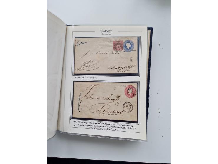 1750/1880 (ca.), umfangreicher Sammlungsbestand von ca. 220 Briefen, Ganzsachen und Postscheinen in unterschiedlicher Erhaltu