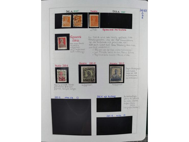 1923/64 (ca.), extensive mint never hinged/unused and used collection, incl. Control Exchange Stamps, some duplicates and bet