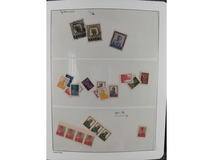 1923/64 (ca.), extensive mint never hinged/unused and used collection, incl. Control Exchange Stamps, some duplicates and bet