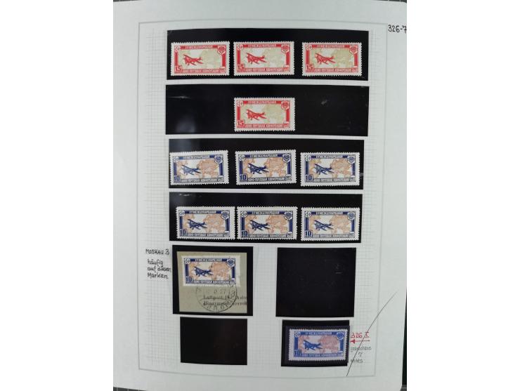 1923/64 (ca.), extensive mint never hinged/unused and used collection, incl. Control Exchange Stamps, some duplicates and bet