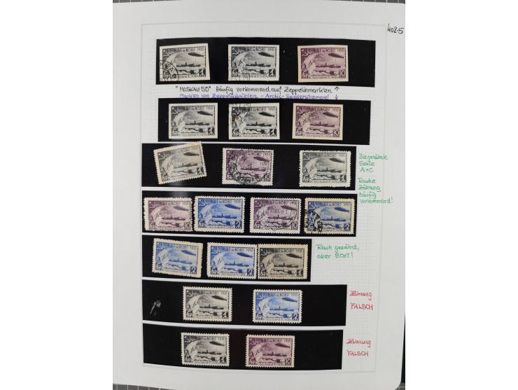 1923/64 (ca.), extensive mint never hinged/unused and used collection, incl. Control Exchange Stamps, some duplicates and bet