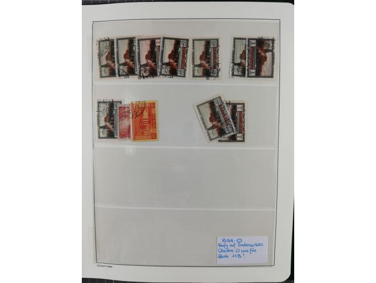 1923/64 (ca.), extensive mint never hinged/unused and used collection, incl. Control Exchange Stamps, some duplicates and bet