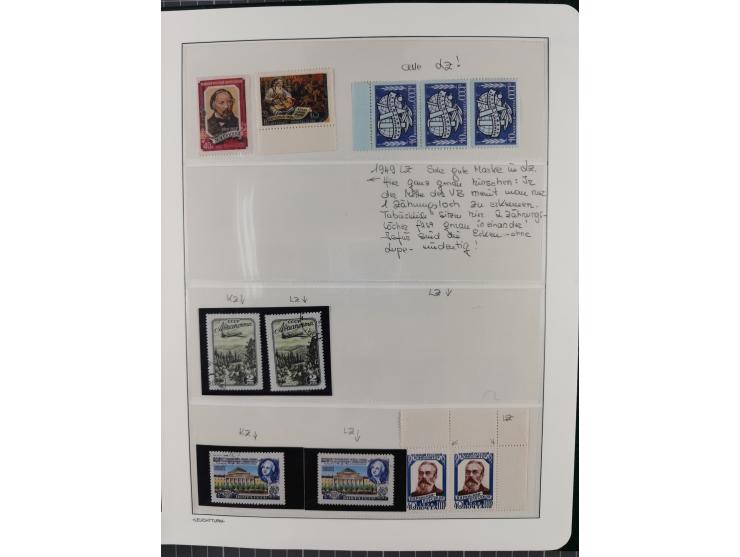 1923/64 (ca.), extensive mint never hinged/unused and used collection, incl. Control Exchange Stamps, some duplicates and bet