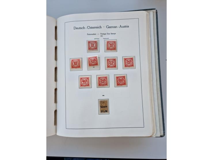 1850/2016, anfangs ungebrauchte/postfrische und gestempelte Sammlung, mit vielen guten Ausgaben, dabei Mi.-Nr. 161-177 gestem