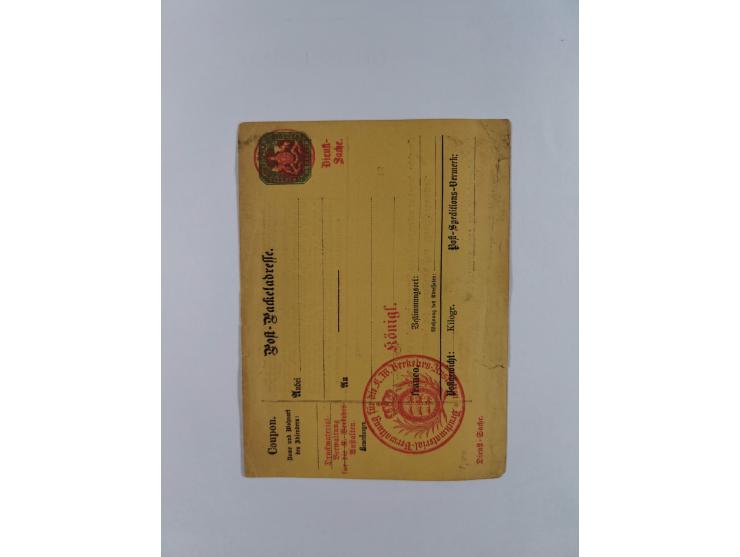 1851/1920, interessante gestempelte Sammlung mit 27 Briefen, dabei “MERGENTHEIM” L2 klar auf 1851 6 Kr. auf Brief nach Würzbu