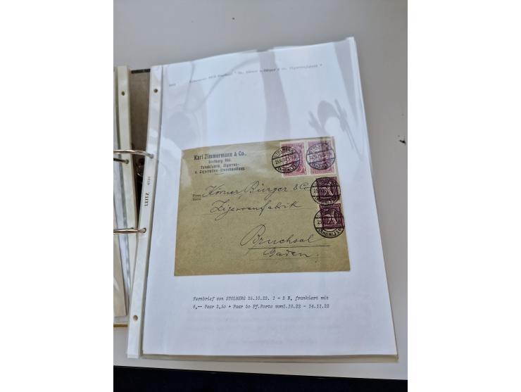 1870/2010 (ca.), Bruchsal und Umgebung, umfangreiche Heimatsammlung in 39 Ringordnern etwas unkonventionell, aber nichtsdesto