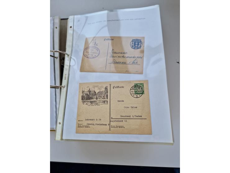 1870/2010 (ca.), Bruchsal und Umgebung, umfangreiche Heimatsammlung in 39 Ringordnern etwas unkonventionell, aber nichtsdesto