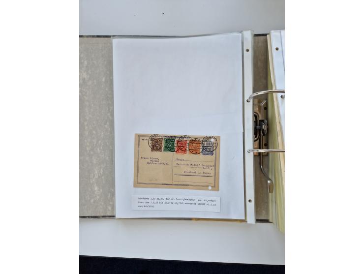 1870/2010 (ca.), Bruchsal und Umgebung, umfangreiche Heimatsammlung in 39 Ringordnern etwas unkonventionell, aber nichtsdesto