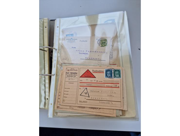 1870/2010 (ca.), Bruchsal und Umgebung, umfangreiche Heimatsammlung in 39 Ringordnern etwas unkonventionell, aber nichtsdesto