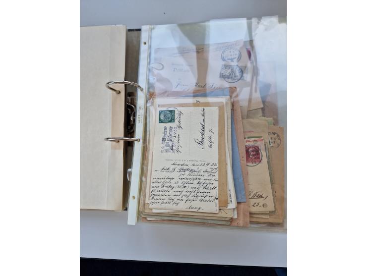 1870/2010 (ca.), Bruchsal und Umgebung, umfangreiche Heimatsammlung in 39 Ringordnern etwas unkonventionell, aber nichtsdesto