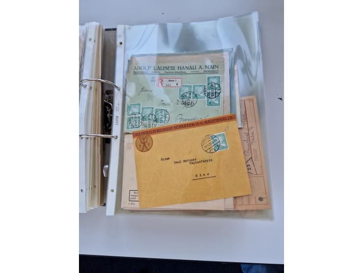 1870/2010 (ca.), Bruchsal und Umgebung, umfangreiche Heimatsammlung in 39 Ringordnern etwas unkonventionell, aber nichtsdesto