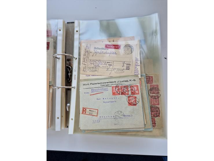 1870/2010 (ca.), Bruchsal und Umgebung, umfangreiche Heimatsammlung in 39 Ringordnern etwas unkonventionell, aber nichtsdesto