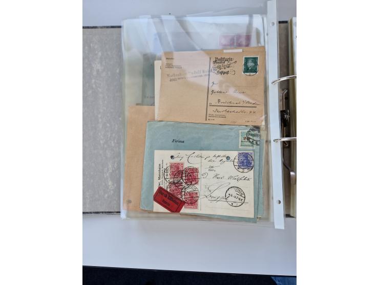 1870/2010 (ca.), Bruchsal und Umgebung, umfangreiche Heimatsammlung in 39 Ringordnern etwas unkonventionell, aber nichtsdesto