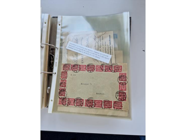 1870/2010 (ca.), Bruchsal und Umgebung, umfangreiche Heimatsammlung in 39 Ringordnern etwas unkonventionell, aber nichtsdesto