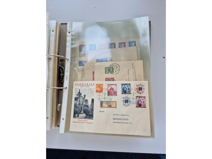 1870/2010 (ca.), Bruchsal und Umgebung, umfangreiche Heimatsammlung in 39 Ringordnern etwas unkonventionell, aber nichtsdesto