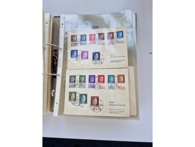 1870/2010 (ca.), Bruchsal und Umgebung, umfangreiche Heimatsammlung in 39 Ringordnern etwas unkonventionell, aber nichtsdesto