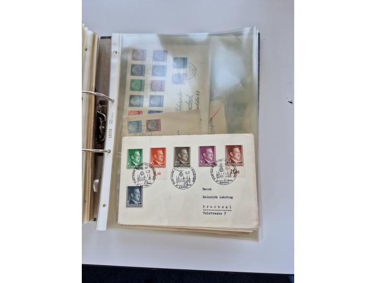 1870/2010 (ca.), Bruchsal und Umgebung, umfangreiche Heimatsammlung in 39 Ringordnern etwas unkonventionell, aber nichtsdesto