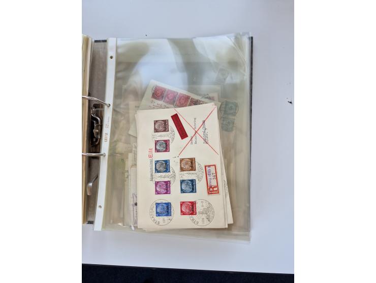 1870/2010 (ca.), Bruchsal und Umgebung, umfangreiche Heimatsammlung in 39 Ringordnern etwas unkonventionell, aber nichtsdesto