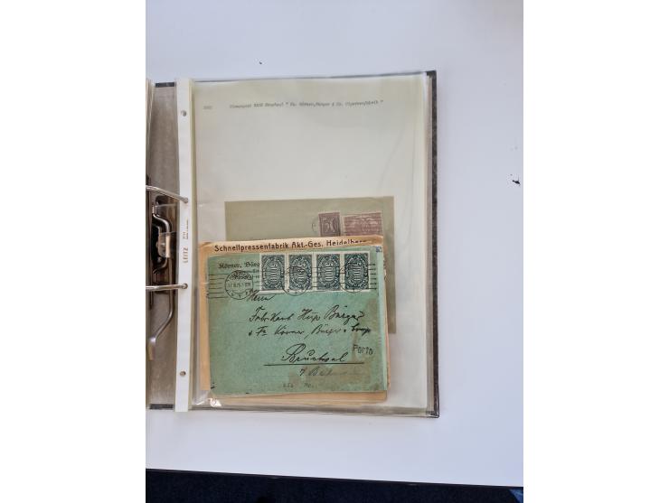 1870/2010 (ca.), Bruchsal und Umgebung, umfangreiche Heimatsammlung in 39 Ringordnern etwas unkonventionell, aber nichtsdesto