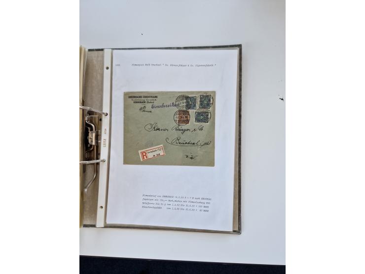 1870/2010 (ca.), Bruchsal und Umgebung, umfangreiche Heimatsammlung in 39 Ringordnern etwas unkonventionell, aber nichtsdesto