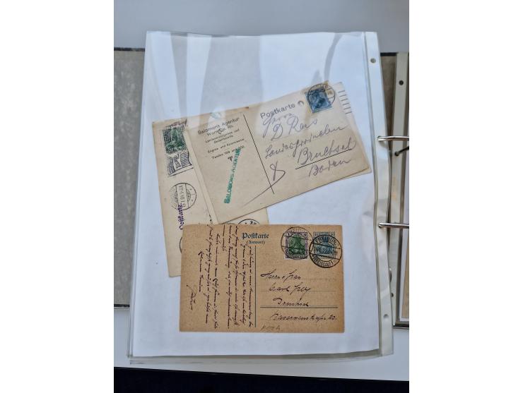 1870/2010 (ca.), Bruchsal und Umgebung, umfangreiche Heimatsammlung in 39 Ringordnern etwas unkonventionell, aber nichtsdesto