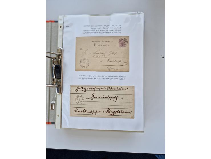 1870/2010 (ca.), Bruchsal und Umgebung, umfangreiche Heimatsammlung in 39 Ringordnern etwas unkonventionell, aber nichtsdesto