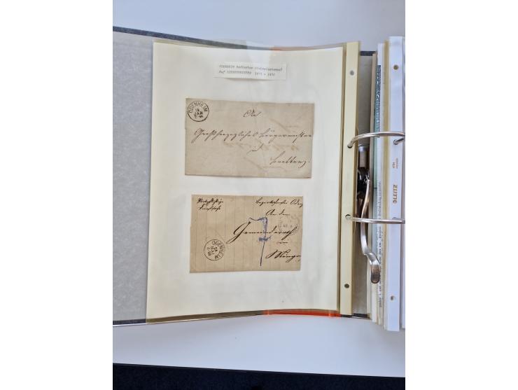 1870/2010 (ca.), Bruchsal und Umgebung, umfangreiche Heimatsammlung in 39 Ringordnern etwas unkonventionell, aber nichtsdesto