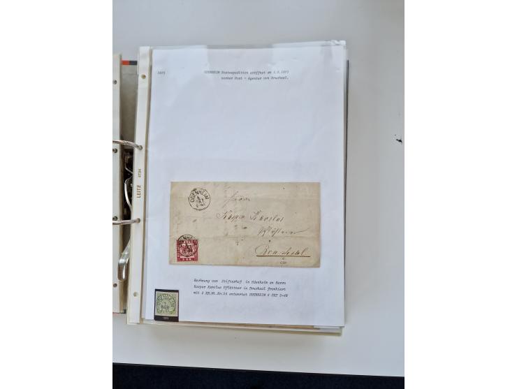 1870/2010 (ca.), Bruchsal und Umgebung, umfangreiche Heimatsammlung in 39 Ringordnern etwas unkonventionell, aber nichtsdesto