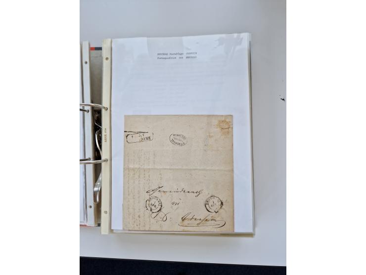 1870/2010 (ca.), Bruchsal und Umgebung, umfangreiche Heimatsammlung in 39 Ringordnern etwas unkonventionell, aber nichtsdesto