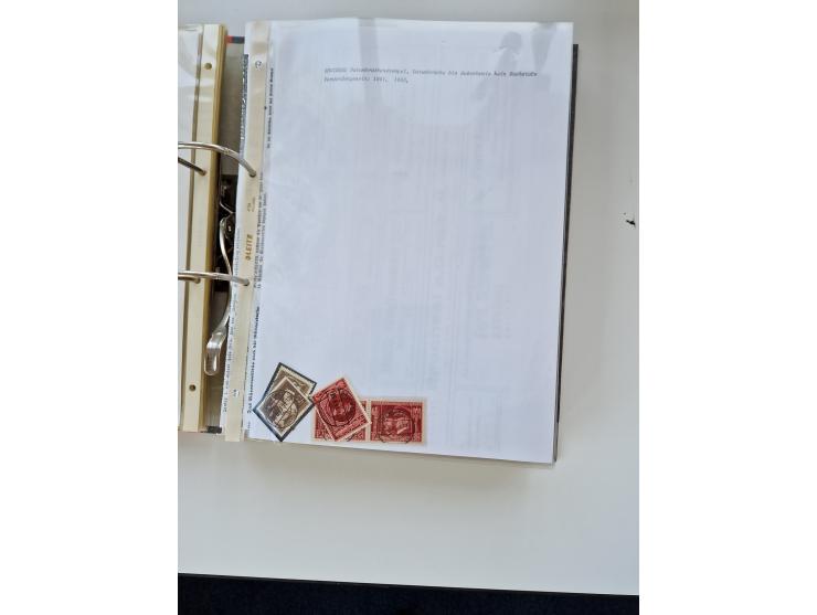 1870/2010 (ca.), Bruchsal und Umgebung, umfangreiche Heimatsammlung in 39 Ringordnern etwas unkonventionell, aber nichtsdesto