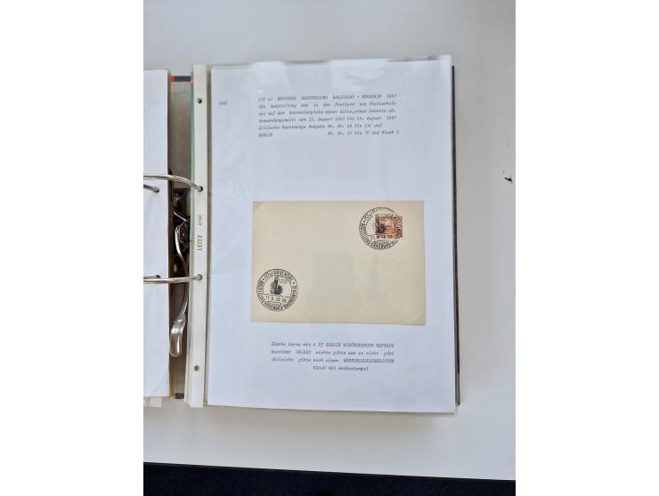 1870/2010 (ca.), Bruchsal und Umgebung, umfangreiche Heimatsammlung in 39 Ringordnern etwas unkonventionell, aber nichtsdesto