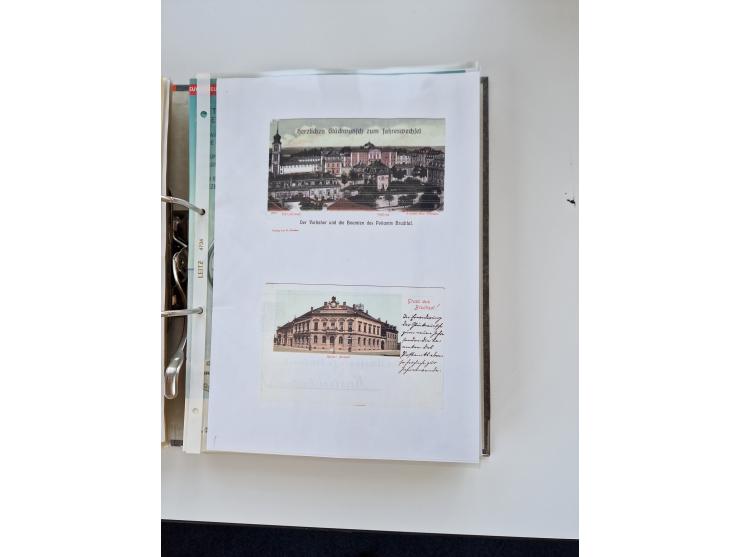 1870/2010 (ca.), Bruchsal und Umgebung, umfangreiche Heimatsammlung in 39 Ringordnern etwas unkonventionell, aber nichtsdesto