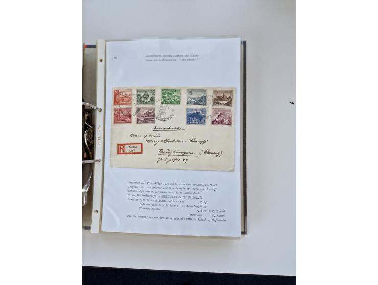 1870/2010 (ca.), Bruchsal und Umgebung, umfangreiche Heimatsammlung in 39 Ringordnern etwas unkonventionell, aber nichtsdesto