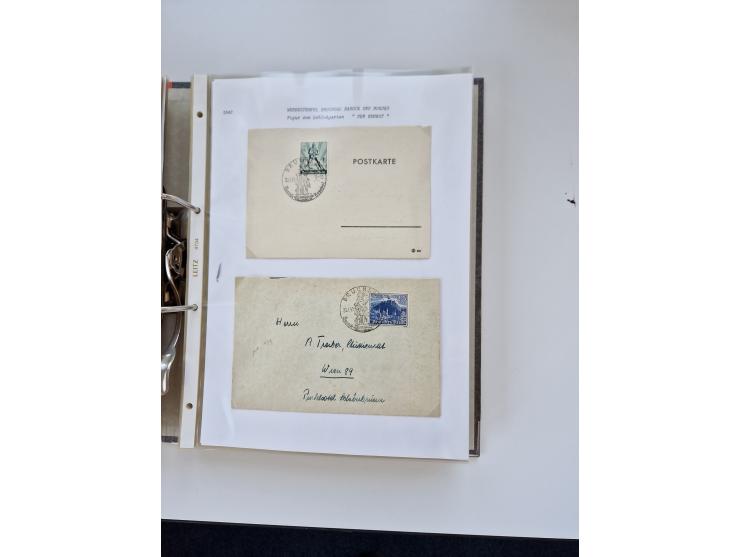 1870/2010 (ca.), Bruchsal und Umgebung, umfangreiche Heimatsammlung in 39 Ringordnern etwas unkonventionell, aber nichtsdesto