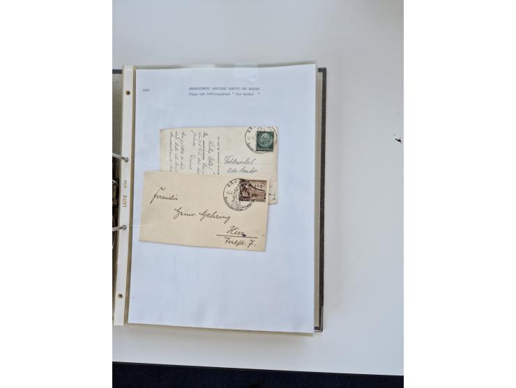 1870/2010 (ca.), Bruchsal und Umgebung, umfangreiche Heimatsammlung in 39 Ringordnern etwas unkonventionell, aber nichtsdesto