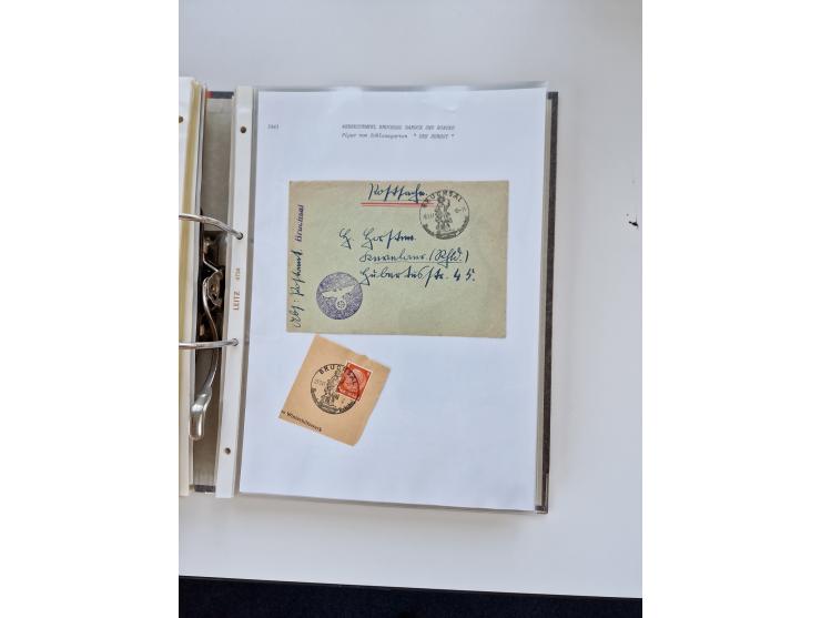 1870/2010 (ca.), Bruchsal und Umgebung, umfangreiche Heimatsammlung in 39 Ringordnern etwas unkonventionell, aber nichtsdesto