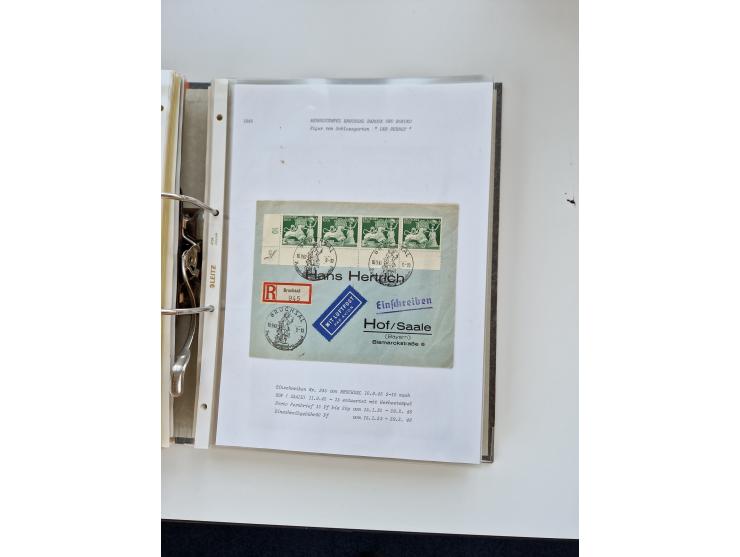 1870/2010 (ca.), Bruchsal und Umgebung, umfangreiche Heimatsammlung in 39 Ringordnern etwas unkonventionell, aber nichtsdesto