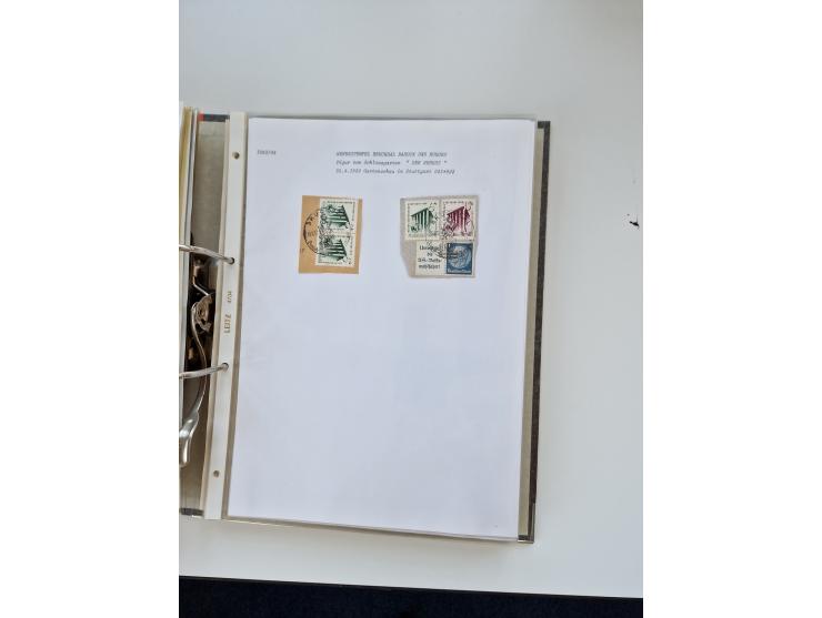 1870/2010 (ca.), Bruchsal und Umgebung, umfangreiche Heimatsammlung in 39 Ringordnern etwas unkonventionell, aber nichtsdesto