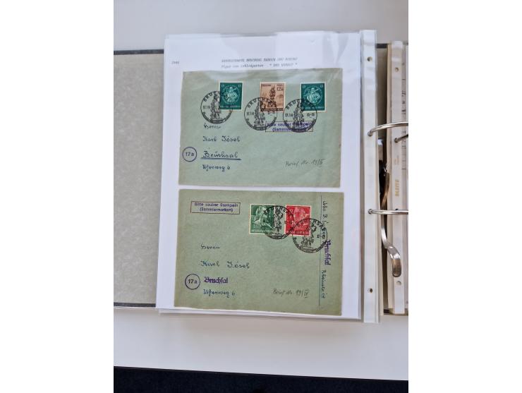 1870/2010 (ca.), Bruchsal und Umgebung, umfangreiche Heimatsammlung in 39 Ringordnern etwas unkonventionell, aber nichtsdesto