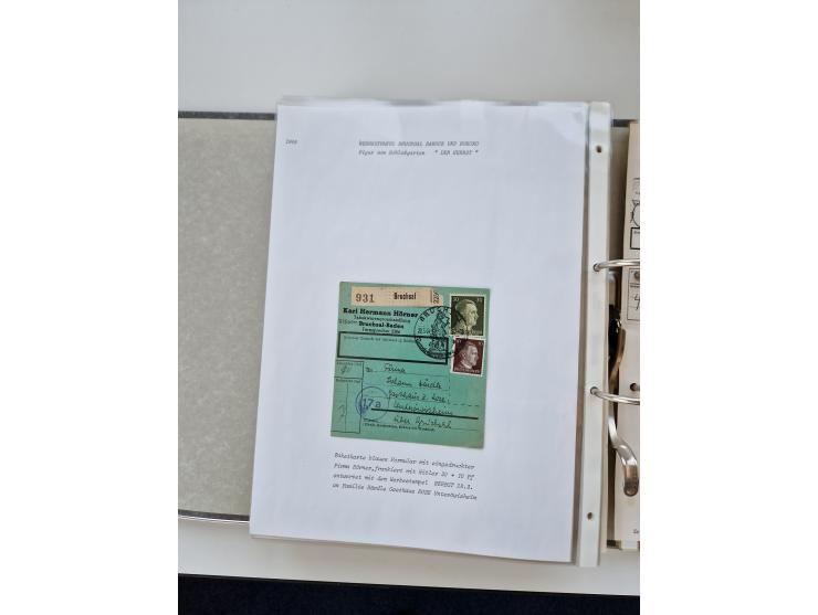 1870/2010 (ca.), Bruchsal und Umgebung, umfangreiche Heimatsammlung in 39 Ringordnern etwas unkonventionell, aber nichtsdesto