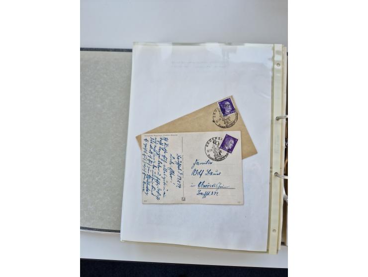 1870/2010 (ca.), Bruchsal und Umgebung, umfangreiche Heimatsammlung in 39 Ringordnern etwas unkonventionell, aber nichtsdesto