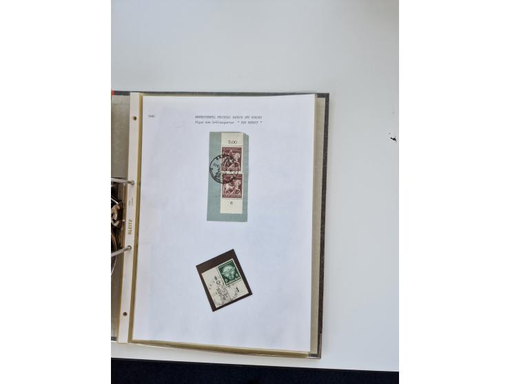 1870/2010 (ca.), Bruchsal und Umgebung, umfangreiche Heimatsammlung in 39 Ringordnern etwas unkonventionell, aber nichtsdesto