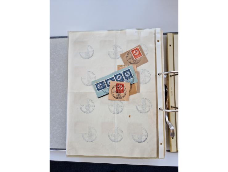 1870/2010 (ca.), Bruchsal und Umgebung, umfangreiche Heimatsammlung in 39 Ringordnern etwas unkonventionell, aber nichtsdesto