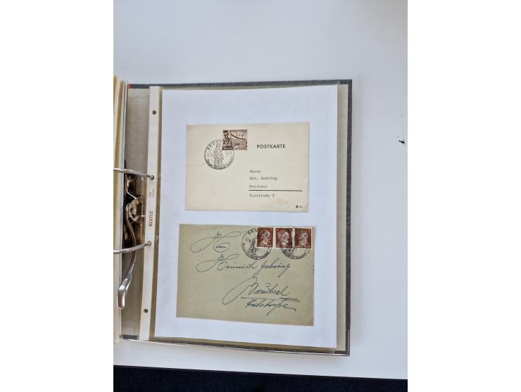 1870/2010 (ca.), Bruchsal und Umgebung, umfangreiche Heimatsammlung in 39 Ringordnern etwas unkonventionell, aber nichtsdesto