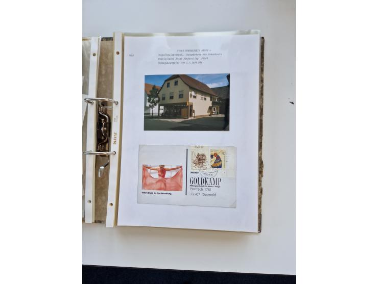 1870/2010 (ca.), Bruchsal und Umgebung, umfangreiche Heimatsammlung in 39 Ringordnern etwas unkonventionell, aber nichtsdesto