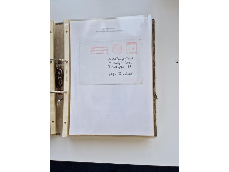 1870/2010 (ca.), Bruchsal und Umgebung, umfangreiche Heimatsammlung in 39 Ringordnern etwas unkonventionell, aber nichtsdesto