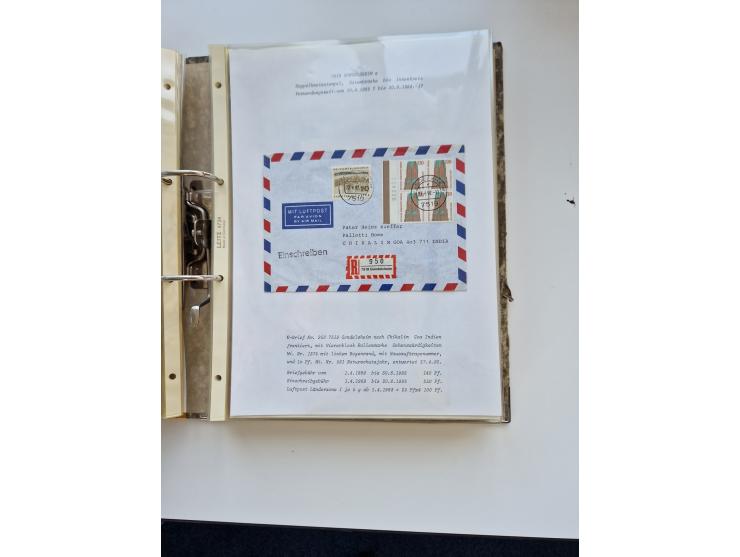 1870/2010 (ca.), Bruchsal und Umgebung, umfangreiche Heimatsammlung in 39 Ringordnern etwas unkonventionell, aber nichtsdesto