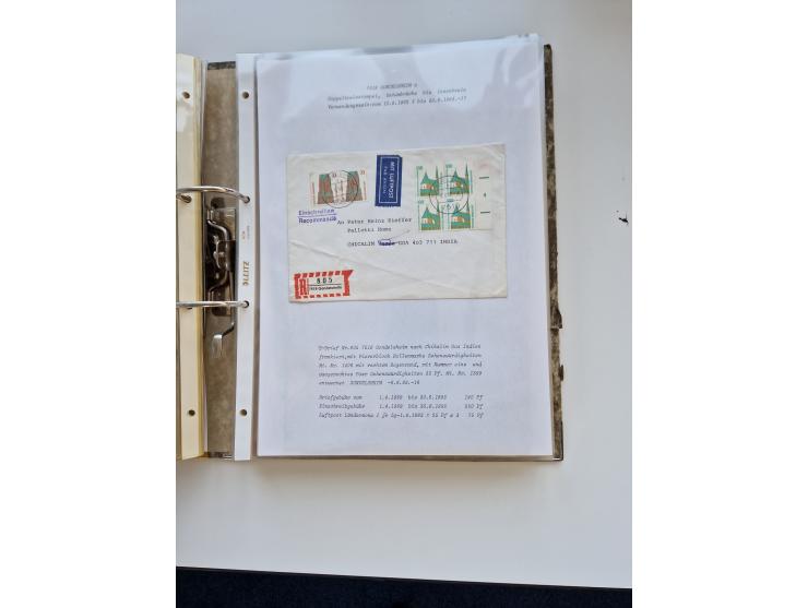 1870/2010 (ca.), Bruchsal und Umgebung, umfangreiche Heimatsammlung in 39 Ringordnern etwas unkonventionell, aber nichtsdesto