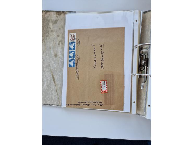 1870/2010 (ca.), Bruchsal und Umgebung, umfangreiche Heimatsammlung in 39 Ringordnern etwas unkonventionell, aber nichtsdesto