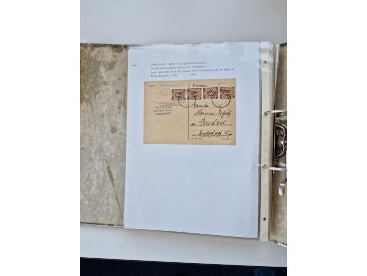 1870/2010 (ca.), Bruchsal und Umgebung, umfangreiche Heimatsammlung in 39 Ringordnern etwas unkonventionell, aber nichtsdesto